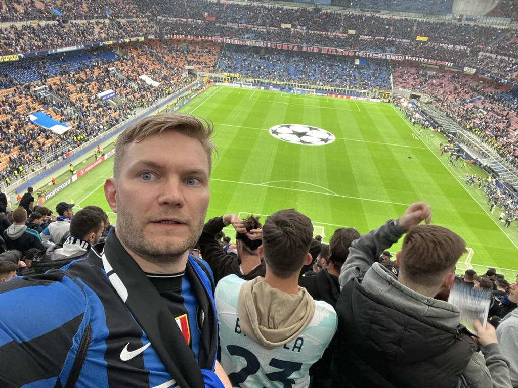 Yläkatsomossa Champions League -illassa